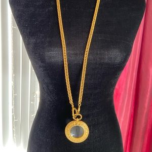 Chanel Vintage Magnifying Glass Necklace